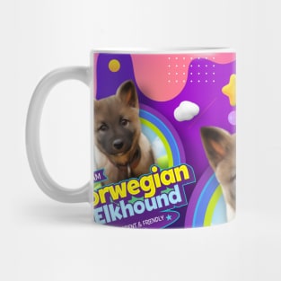 Norwegian Elkhound Puppy Mug